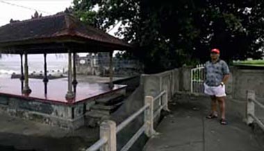 On a Bridge, raining season in Bali