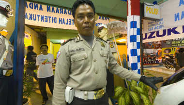 Bali Traffic Police Stall