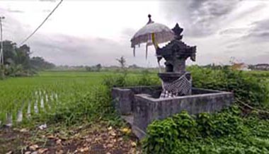 between two showers, raining season in Bali