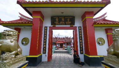 Chinese Temple Entrance Singaraja
