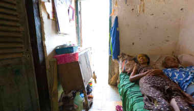 Grandparents in Bedroom