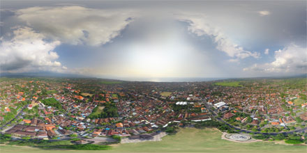 Singaraja Central Aerial Panorama
